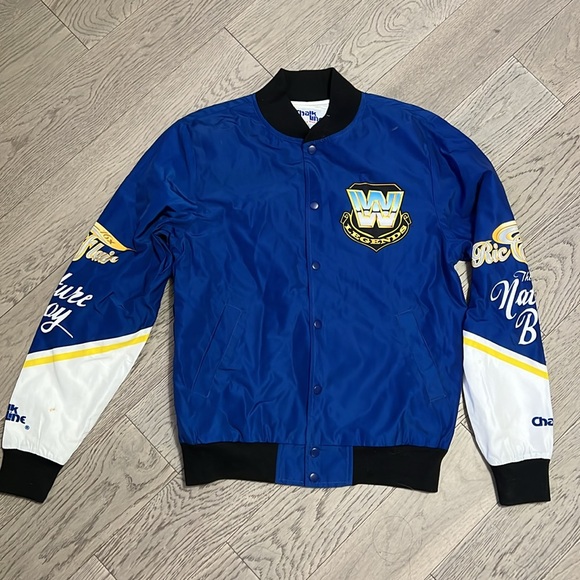 CHALK LINE SATIN Jacket RIC FLAIR MENS SZ S SMALLNature Boy Wooo Chalkline WWE - Picture 3 of 4